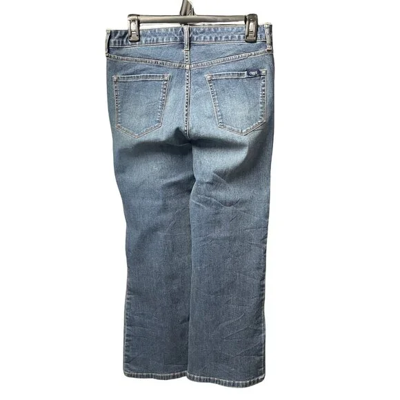 Chaps Mid Rise Crop Kick Jeans Women’s Size 10 / 30 Average - Picture 5 of 8
